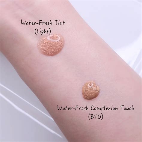 chanel water fresh complexion touch swatches